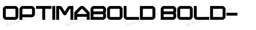 OPTIMABOLD BOLD字体转换